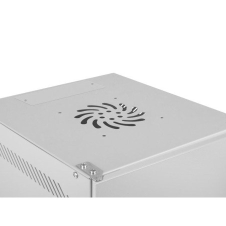 Armario colgante lanberg 10 "4u 280x310 gris, puerta metálica (paquete plano) wf10-2304-00s