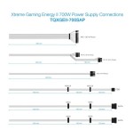 Tooq xge ii fuente de alimentacion gaming 700w atx 2.3 12v - pfc activo - certificacion 80 plus bronze - ventilador