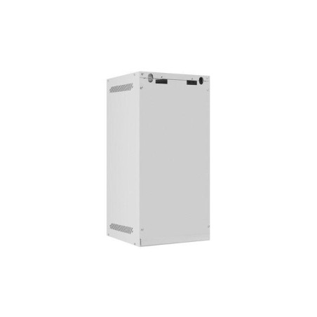 Lanberg armario rack 10 pulgadas montaje en pared 12u 280x310 gris con paquete plano de puerta metálica