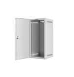 Lanberg armario rack 10 pulgadas montaje en pared 12u 280x310 gris con paquete plano de puerta metálica