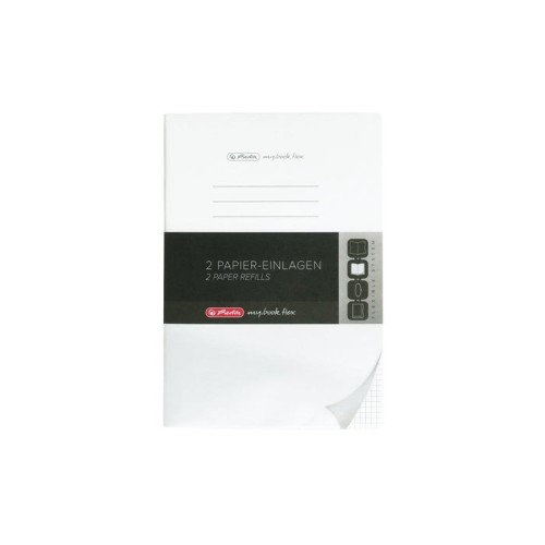 Herlitz refill flex a4 2x40 hojas cuadradas fsc mix