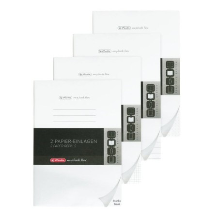 Herlitz refill flex a4 2x40 hojas cuadradas fsc mix