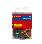 Caja de gomas herlitz de 100piezas , 20-70 mm de diámetro
