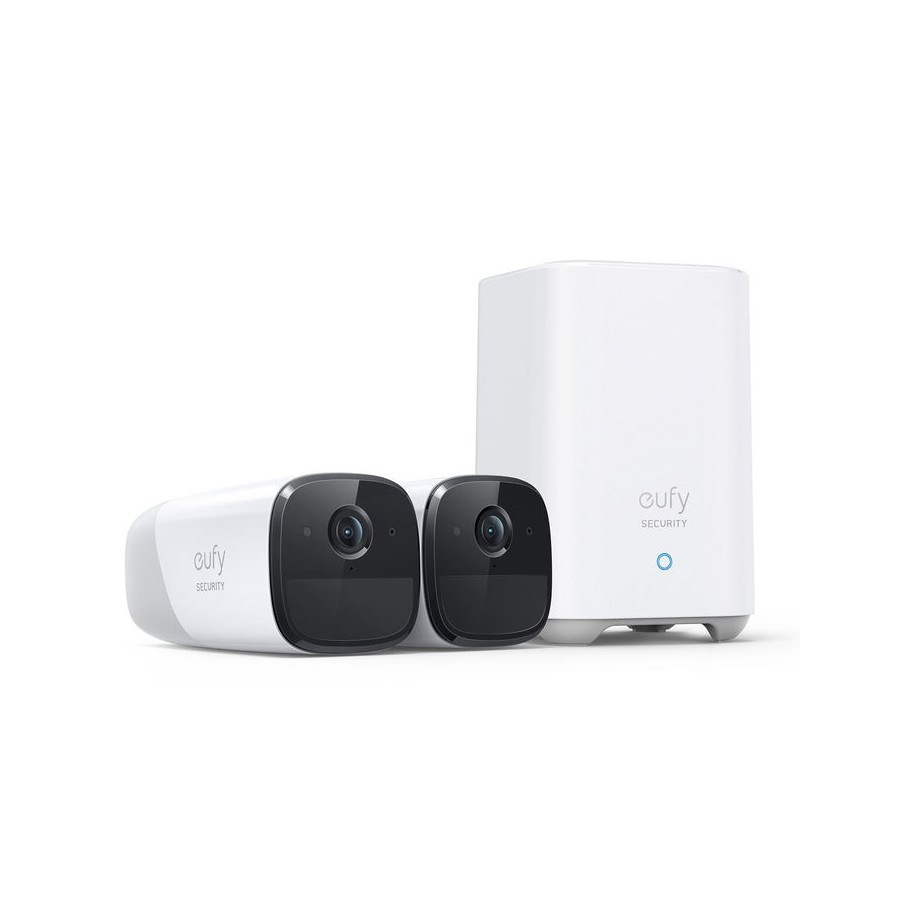 Eufy eufycam 2 pro bala cámara de seguridad ip interior y exterior 2048 x 1080 pixeles pared