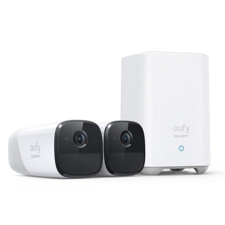 Eufy eufycam 2 pro bala cámara de seguridad ip interior y exterior 2048 x 1080 pixeles pared