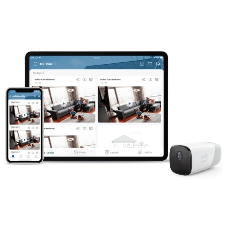 Eufy eufycam 2 pro bala cámara de seguridad ip interior y exterior 2048 x 1080 pixeles pared