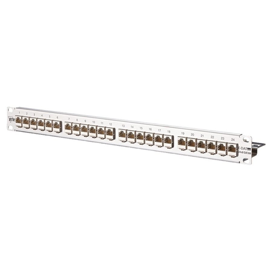 Metz connect patchpanel e-dat moduloo cat 6a 24 port 19"