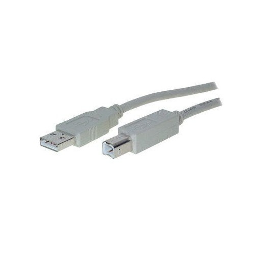 Helos usb 2.0 cable serie impresora  b, 5 m, gris