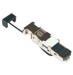 Btr netcom e-dat industry ip20 rj45 field plug equipo de conección cruzada optica