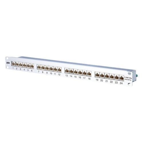 Patchpanel metz connect e-dat c6a  24x8(8), 1he
