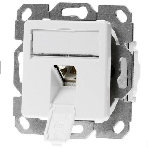 Toma telegärtner amj45 8 k up / 50 cat.6a blanco alpino