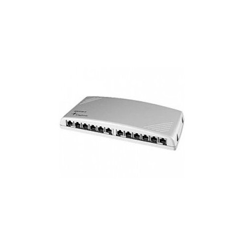 Telegärtner mini-patchpanel mpd12-hs k cat.6a,