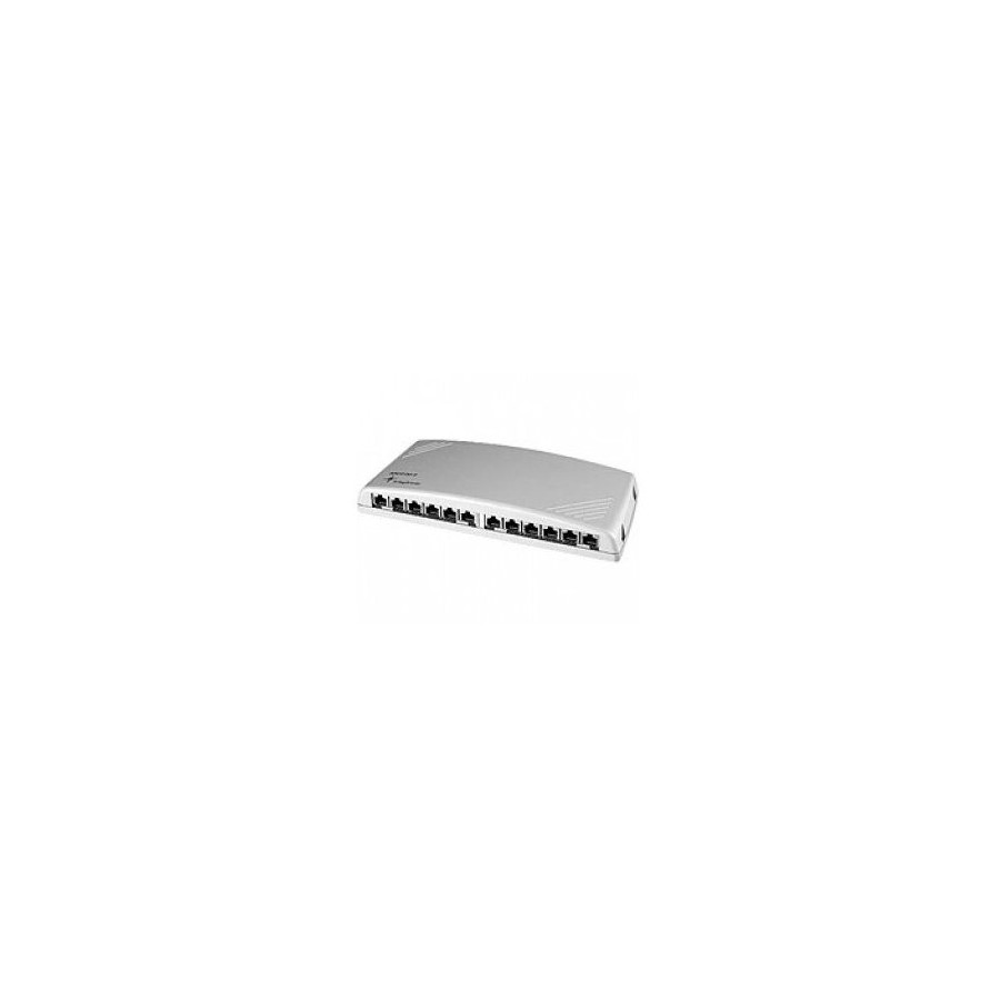 Telegärtner mini-patchpanel mpd12-hs k cat.6a,