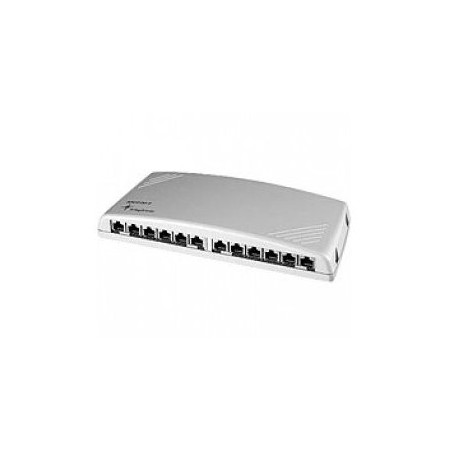 Telegärtner mini-patchpanel mpd12-hs k cat.6a,