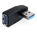 Delock adaptador usb 3.0 macho-hembra angular 90° horizontal