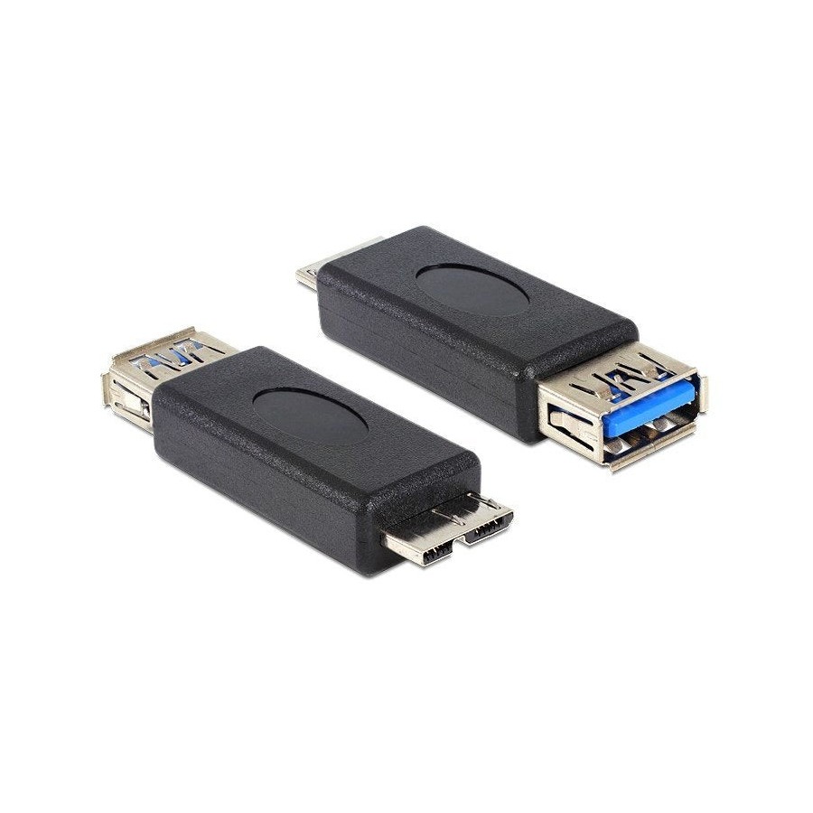 Delock adaptador usb 3.0-a hembra  micro usb 3.0-b macho