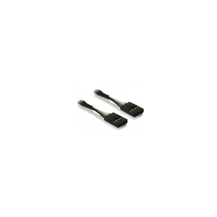 Delock cable conector de clavija usb hembra-hembra
