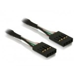 Delock cable conector de clavija usb hembra-hembra