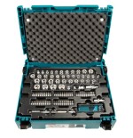 Juego de herramientas manuales e-08713, makita  120 piezas e-08713