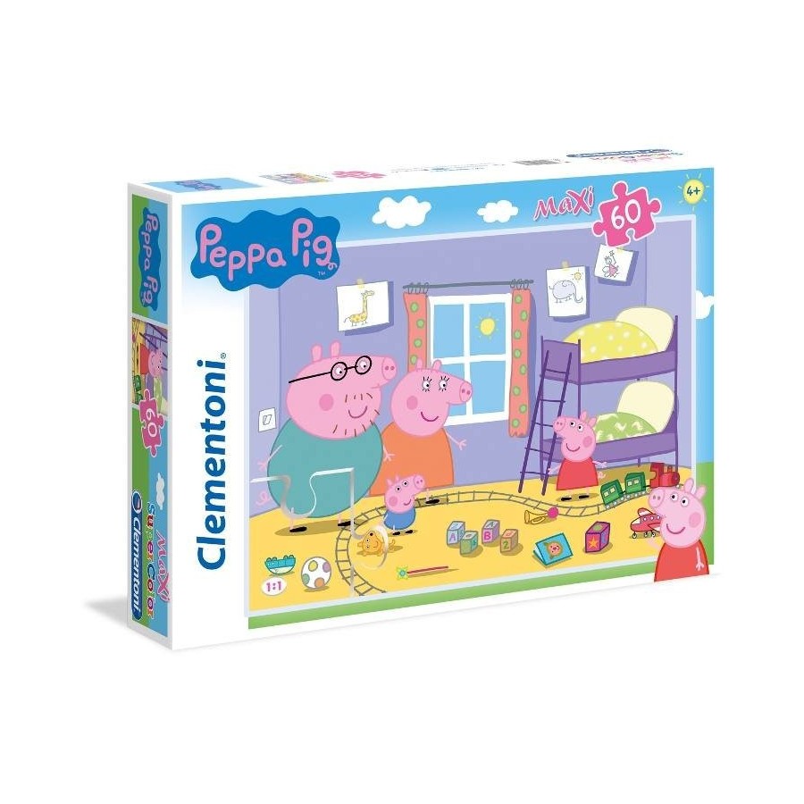 Clementoni puzzle maxi peppa pig 60pzs