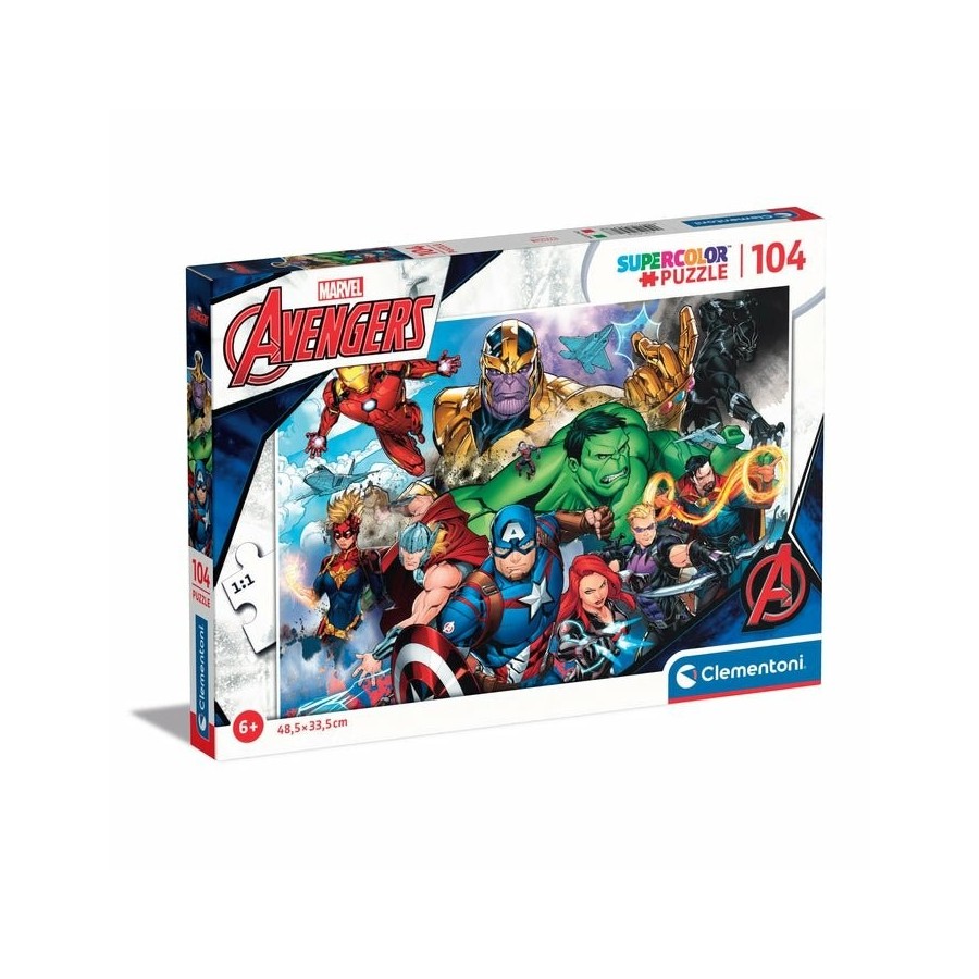 Puzzle vengadores avengers marvel 104pzs
