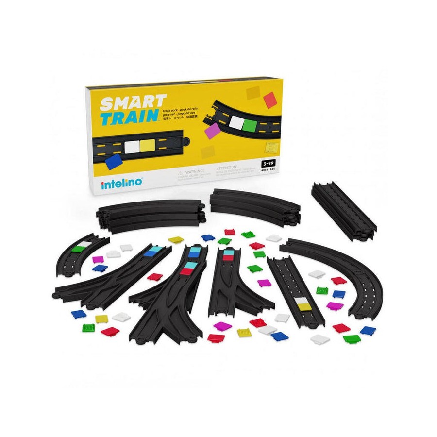 Extensiones vias de tren tren robot intelino