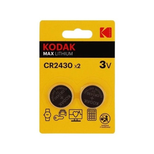 Pilas kodak max cr 2430 litio  blister x 2 piezas.