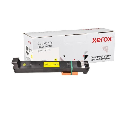 Tóner xerox 006r04283 compatible con oki 44318605/ amarillo