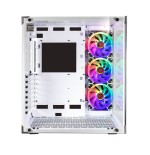 Caja pc talius atx gaming cronos blanca rgb cristal templado usb 3.0