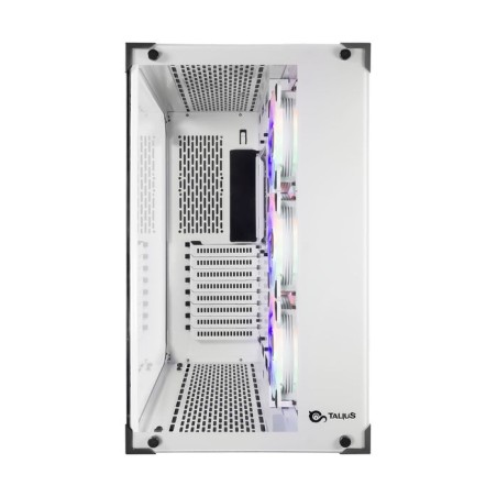 Caja pc talius atx gaming cronos blanca rgb cristal templado usb 3.0
