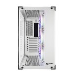 Caja pc talius atx gaming cronos blanca rgb cristal templado usb 3.0