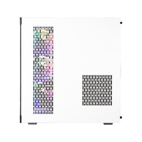 Caja pc talius atx gaming cronos blanca rgb cristal templado usb 3.0