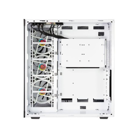 Caja pc talius atx gaming cronos blanca rgb cristal templado usb 3.0