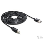 Delock 85553 cable usb 2.0 - tipo b (impresora) 5m negro