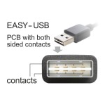 Delock 85553 cable usb 2.0 - tipo b (impresora) 5m negro