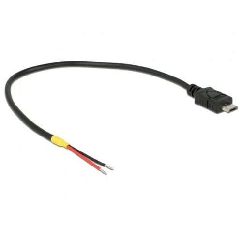 Delock 85541 cable micro usb 2.0 - 2 x cables alimentación 20 cm raspberry pi