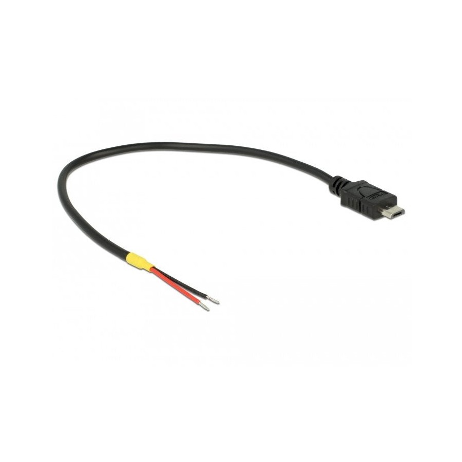 Delock 85541 cable micro usb 2.0 - 2 x cables alimentación 20 cm raspberry pi