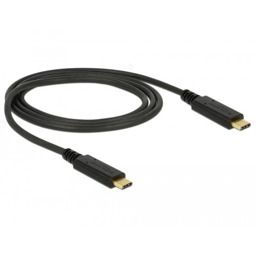 Delock 85531 cable usb-c 1m 3.2 gen 2 (3.1 gen 2)  negro