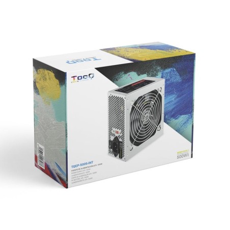 Tooq ecopower ii fuente de alimentacion 500w atx 1.3 12v - ventilador silencioso 120mm