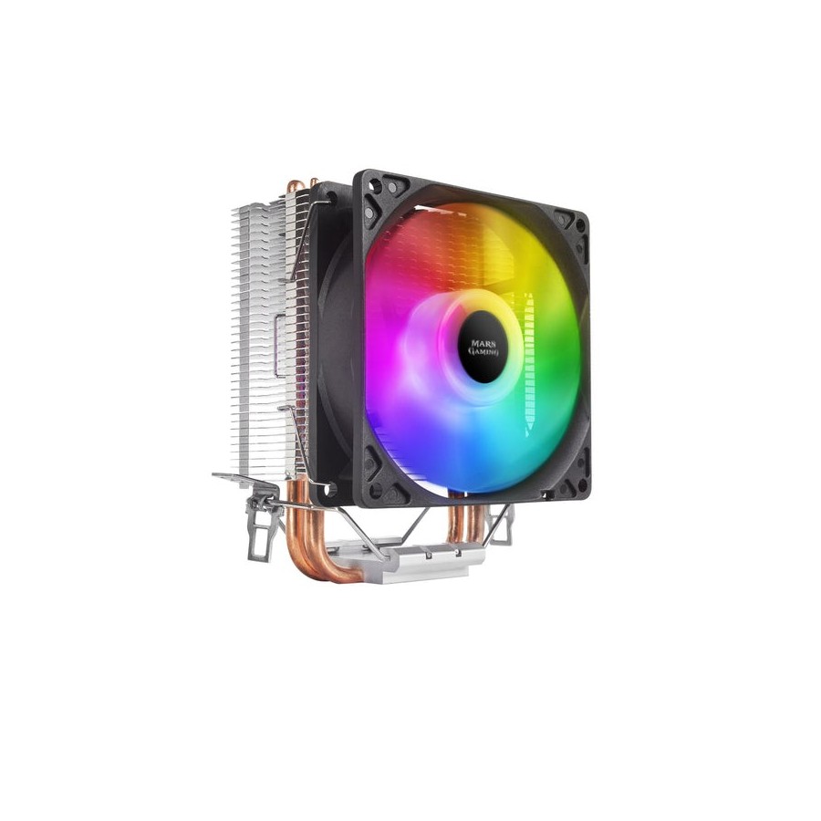 Ventilador con disipador mars gaming mcpuargb 9cm