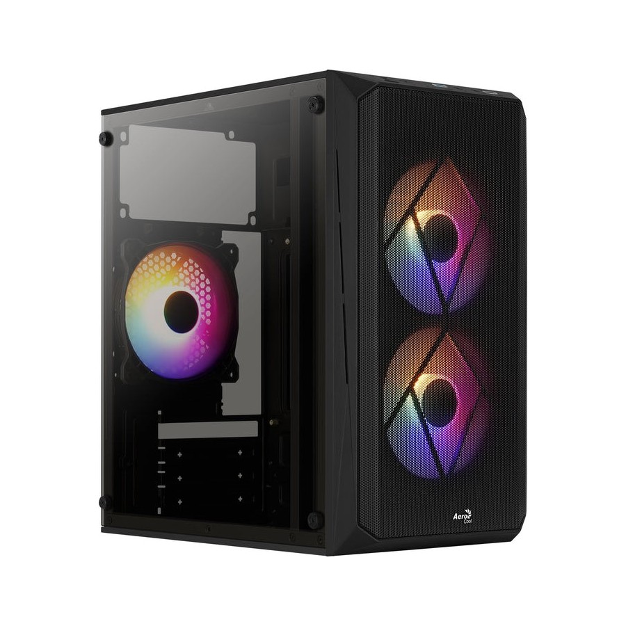Caja gaming minitorre aerocool cs107 v2