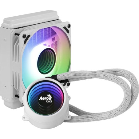 Sistema de refrigeración líquida aerocool mirage l120 blanco