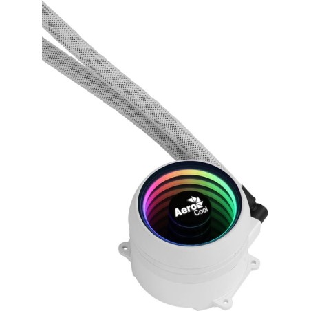 Sistema de refrigeración líquida aerocool mirage l120 blanco