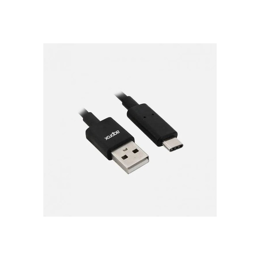 Cable usb 3.0 a type-c 1m conectores metalicos approx de usb a usb-c/ 1m