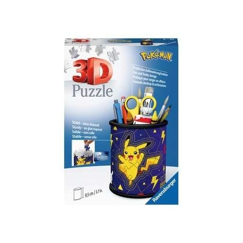 Portalápices 3d puzzle 54 piezas - pokémon