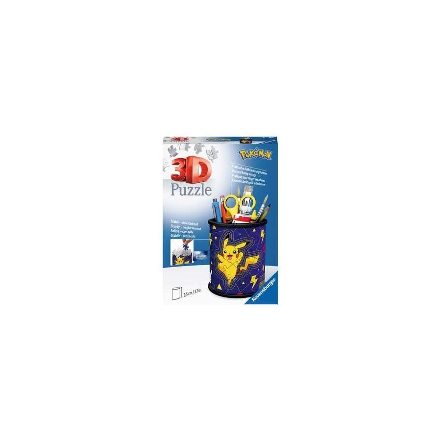 Portalápices 3d puzzle 54 piezas - pokémon