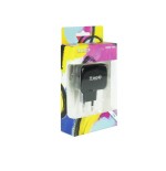 Tooq cargador de pared 2x usb 2.0 - tecnologia ai - negro