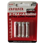 Aiwa x-tra alkaline pila alcalina aaa lr03 blister*4 caja 12 unidades