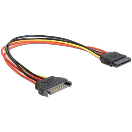 Cable delock sata 15pin - sata 15pin m/h  0.30m
