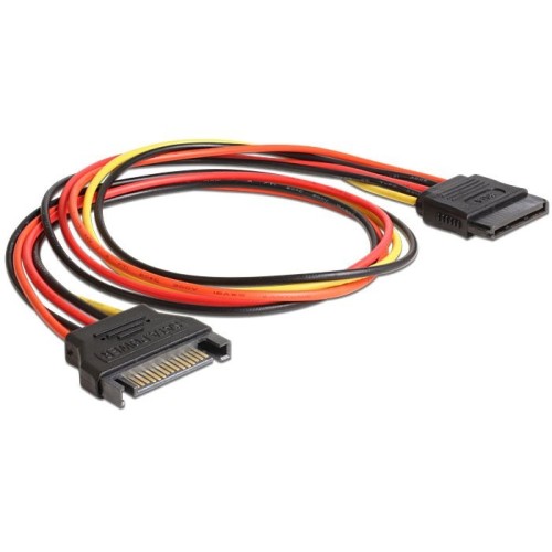 Cable delock sata 15pin - sata 15pin m/h   0.50m